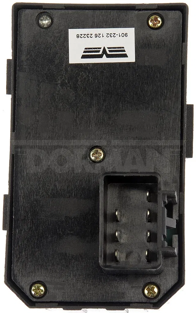 901-232 – DORMAN Power Window Switch, OE Replacement Illuminated 2 Buttons Black Plastic Single - view 3